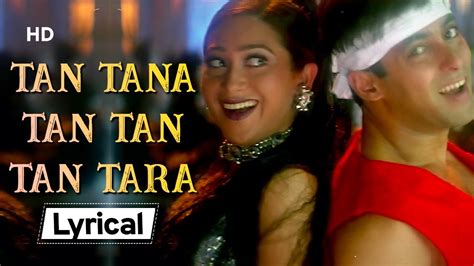 tan tana tan tan tan tara lyrics|karishma kapoor tan tana tan.